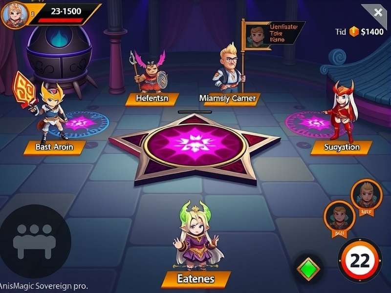 Anise Magic Sovereign Pro gameplay screenshot showing character customization